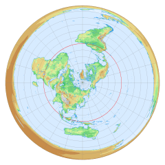 正距方位図法