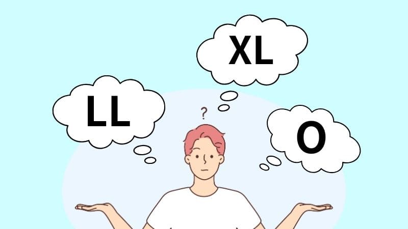 【LL、XL、O】サイズ表記の違いとは？